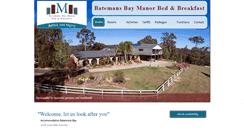 Desktop Screenshot of batemansbaymanor.com.au